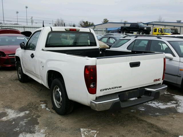 1GTCS14E488148474 - 2008 GMC CANYON WHITE photo 3