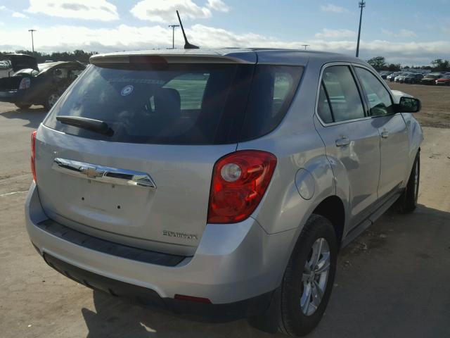 2GNALBEK0D6350864 - 2013 CHEVROLET EQUINOX LS SILVER photo 4