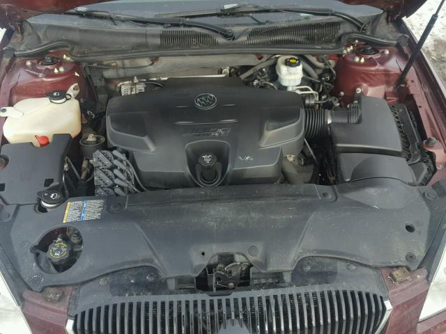 1G4HD57297U152384 - 2007 BUICK LUCERNE CX MAROON photo 7