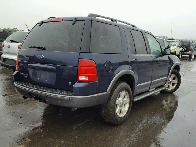 1FMDU73W43UA28472 - 2003 FORD EXPLORER X BLUE photo 4