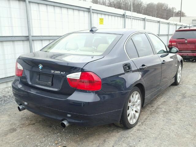 WBAVD53548A283892 - 2008 BMW 335 XI BLUE photo 4