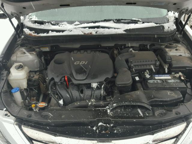 5NPEC4AC7CH357700 - 2012 HYUNDAI SONATA SE SILVER photo 7