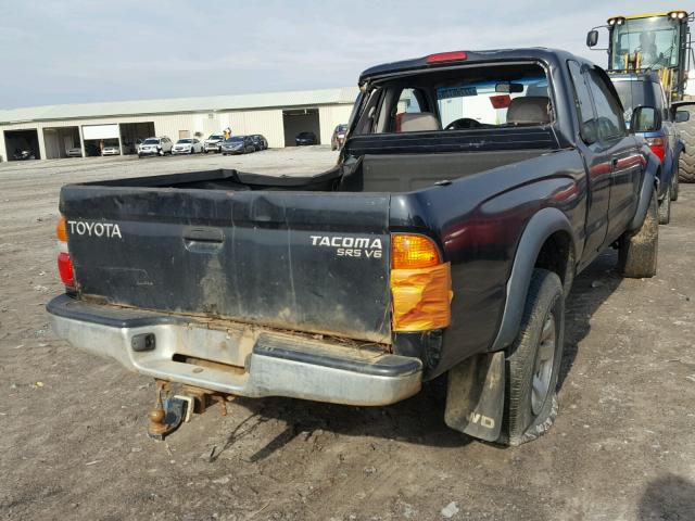 5TEWN72N41Z763461 - 2001 TOYOTA TACOMA XTR GRAY photo 4