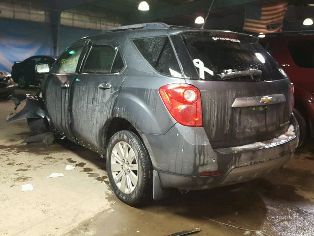 2GNALFEC1B1186437 - 2011 CHEVROLET EQUINOX LT GRAY photo 3