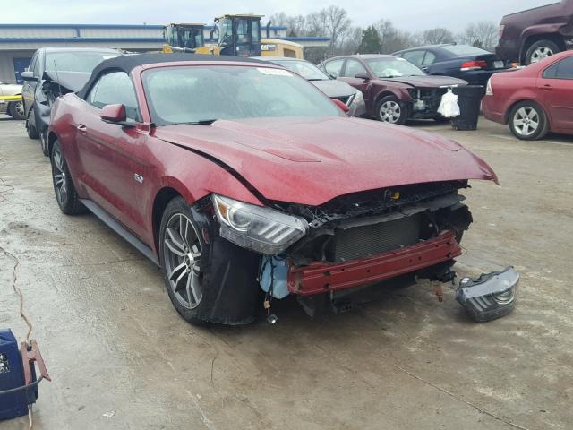 1FATP8FFXG5312607 - 2016 FORD MUSTANG GT RED photo 1