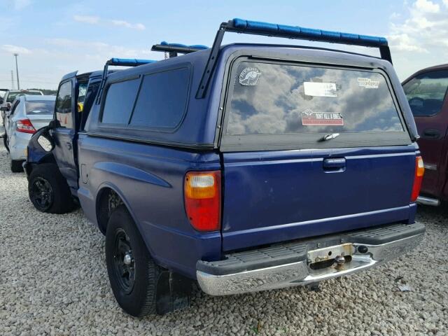 4F4YR46U13TM21374 - 2003 MAZDA B3000 CAB BLUE photo 3