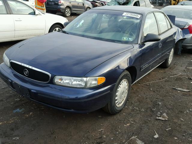 2G4WS52J711155945 - 2001 BUICK CENTURY CU BLUE photo 2