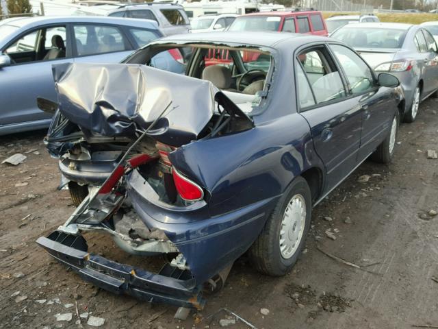 2G4WS52J711155945 - 2001 BUICK CENTURY CU BLUE photo 4