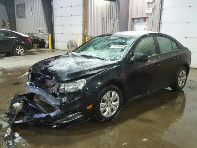 1G1PA5SG8F7277474 - 2015 CHEVROLET CRUZE LS BLACK photo 2