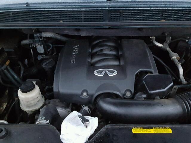 5N3AA08C44N800540 - 2004 INFINITI QX56 GREEN photo 7