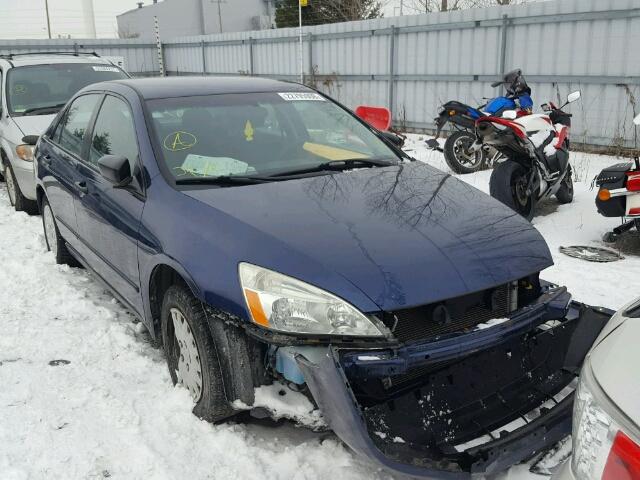 1HGCM56184A812551 - 2004 HONDA ACCORD DX BLUE photo 1