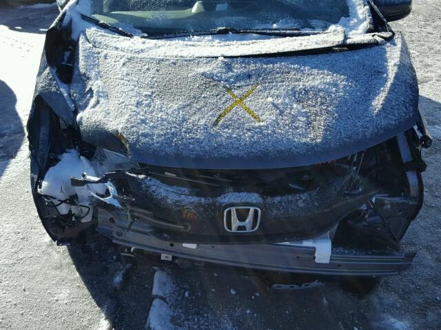 JHMGK5H55HS019955 - 2017 HONDA FIT LX Gris photo 7