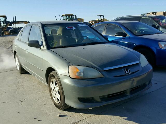 2HGES16533H567362 - 2003 HONDA CIVIC LX GREEN photo 1