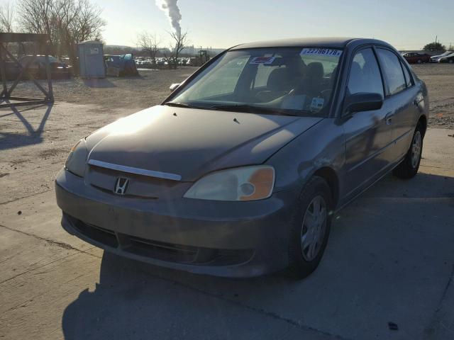 2HGES16533H567362 - 2003 HONDA CIVIC LX GREEN photo 2