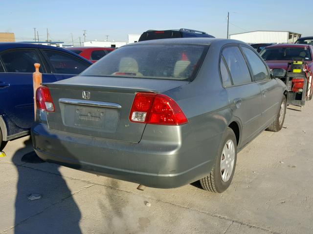 2HGES16533H567362 - 2003 HONDA CIVIC LX GREEN photo 4