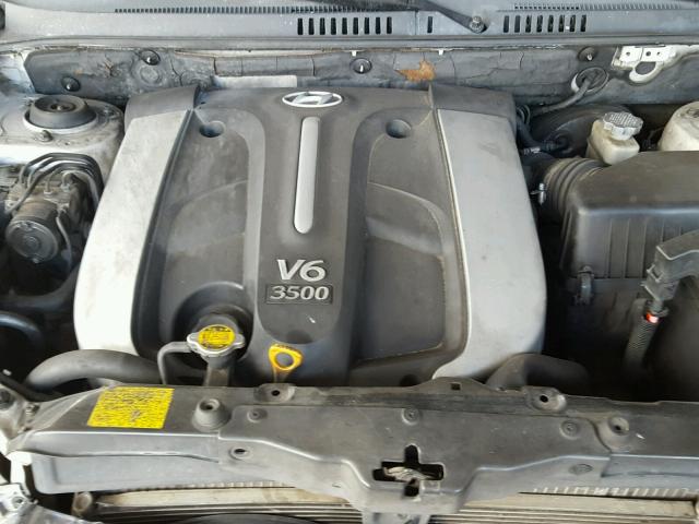 KM8SC13E23U461870 - 2003 HYUNDAI SANTA FE G SILVER photo 7