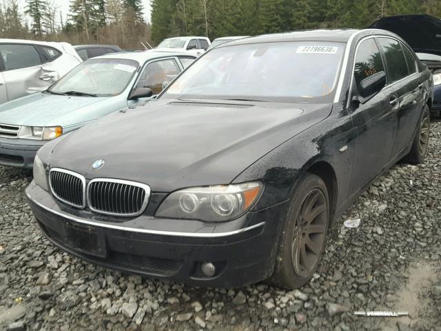 WBAHN83516DT30304 - 2006 BMW 750 LI BLACK photo 2