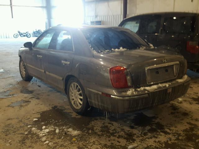 KMHFU45E34A346825 - 2004 HYUNDAI XG 350 GRAY photo 3