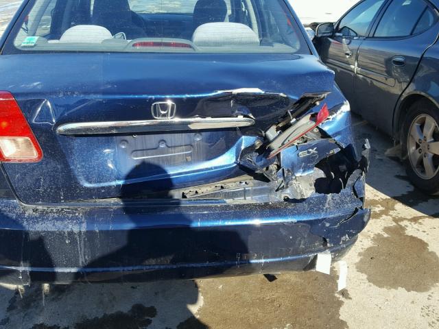 2HGES26712H514763 - 2002 HONDA CIVIC EX Mavi foto 9