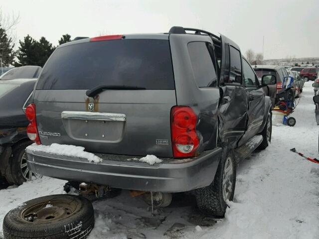 1D4HB58D35F617112 - 2005 DODGE DURANGO LI GRAY photo 4