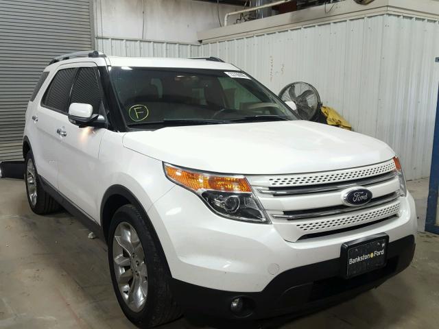 1FM5K7F82DGB26701 - 2013 FORD EXPLORER L WHITE photo 1