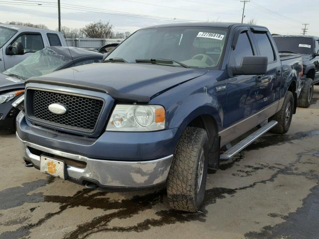 1FTPW14V36KD21715 - 2006 FORD F150 SUPER BLUE photo 2