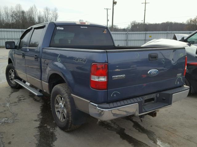 1FTPW14V36KD21715 - 2006 FORD F150 SUPER BLUE photo 3