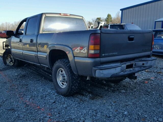 1GCHK23U21F121277 - 2001 CHEVROLET SILVERADO GRAY photo 3