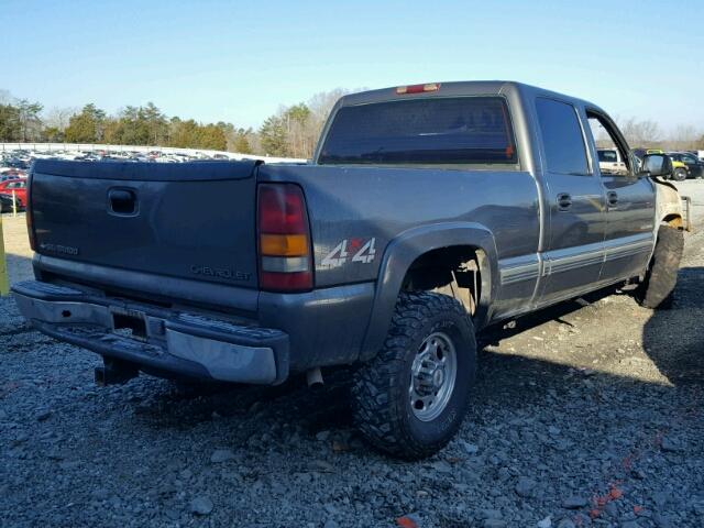 1GCHK23U21F121277 - 2001 CHEVROLET SILVERADO GRAY photo 4