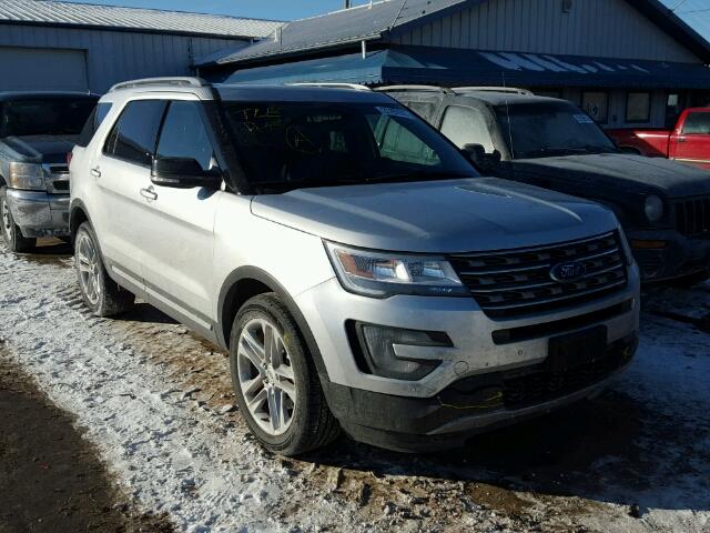 1FM5K8D8XHGD16146 - 2017 FORD EXPLORER X SILVER photo 1