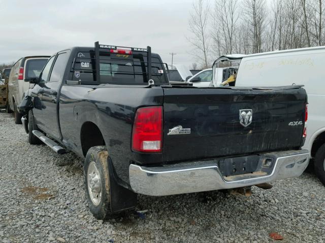 3D7TT2CT9BG574137 - 2011 DODGE RAM 2500 BLACK photo 3