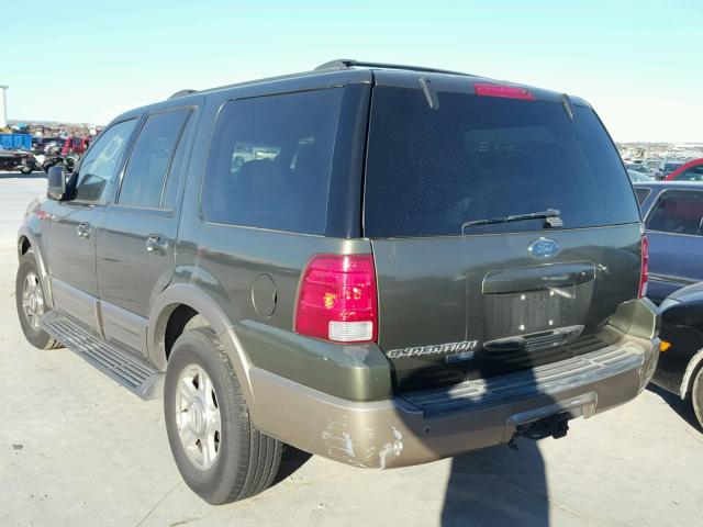 1FMRU17LX3LA25553 - 2003 FORD EXPEDITION GREEN photo 3