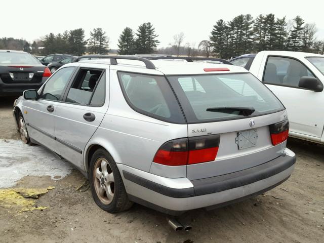 YS3EF58Z9Y3040066 - 2000 SAAB 9-5 SE SILVER photo 3