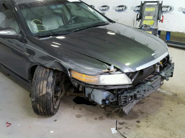 19UUA662X8A009791 - 2008 ACURA TL GRAY photo 9