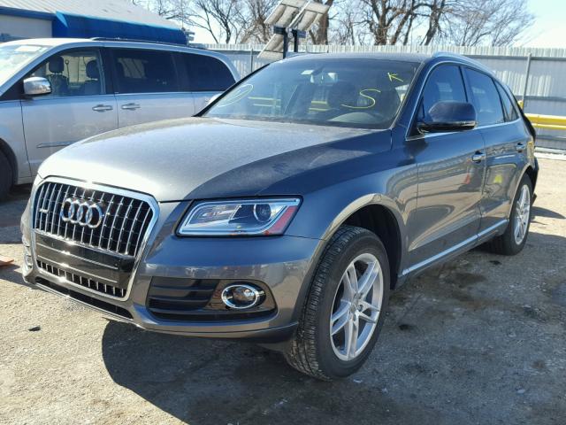 WA1L2AFP2HA008747 - 2017 AUDI Q5 PREMIUM GRAY photo 2