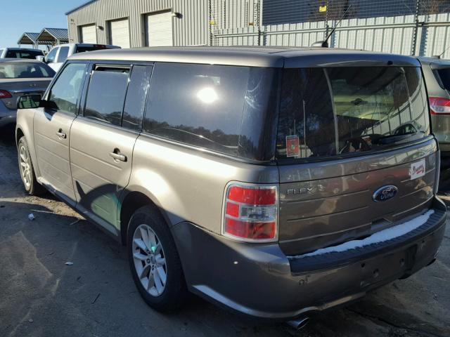 2FMGK5B8XEBD09615 - 2014 FORD FLEX SE BROWN photo 3