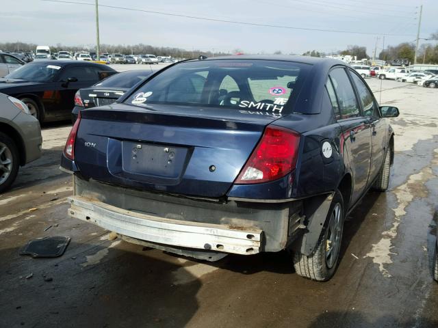 1G8AJ55F87Z206324 - 2007 SATURN ION LEVEL BLUE photo 4