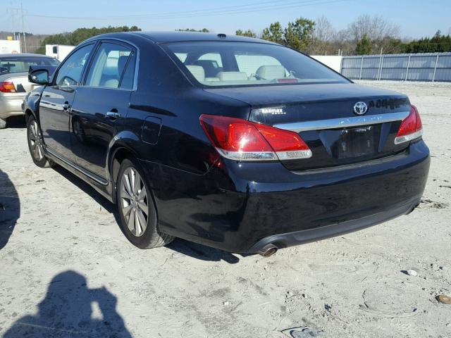 4T1BK3DB7BU371860 - 2011 TOYOTA AVALON BAS BLACK photo 3