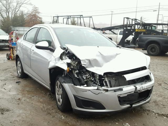 1G1JA5SH2E4163114 - 2014 CHEVROLET SONIC LS SILVER photo 1