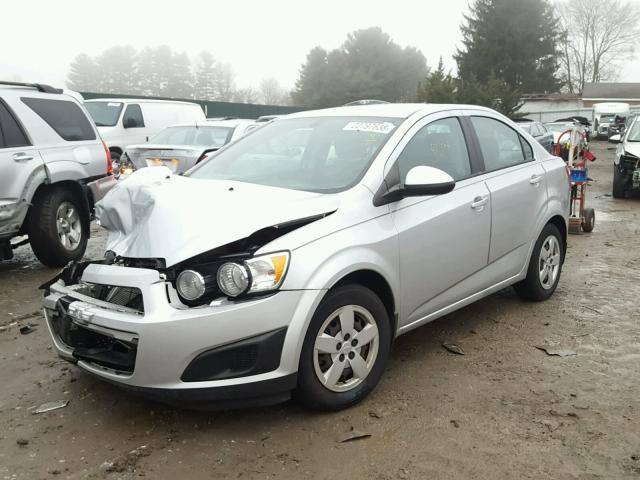 1G1JA5SH2E4163114 - 2014 CHEVROLET SONIC LS SILVER photo 2