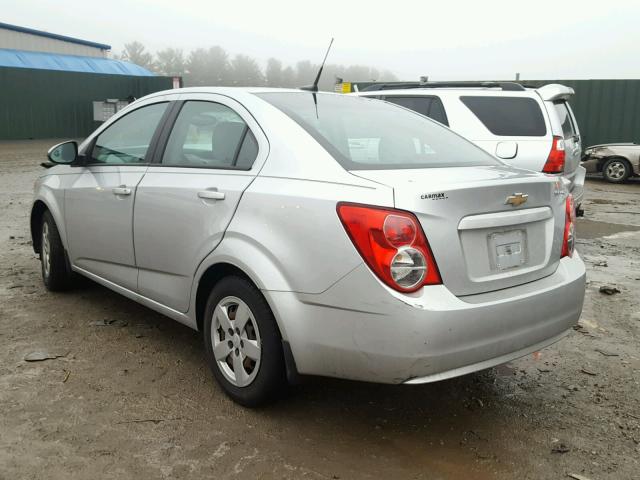 1G1JA5SH2E4163114 - 2014 CHEVROLET SONIC LS SILVER photo 3