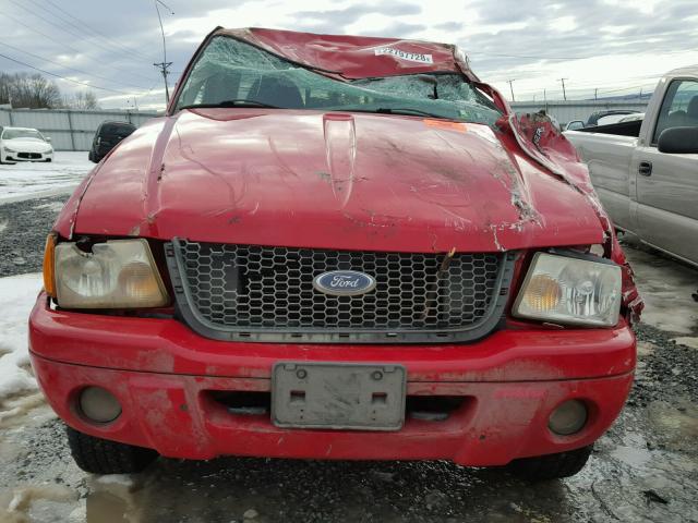 1FTYR11U42PB66175 - 2002 FORD RANGER RED photo 7