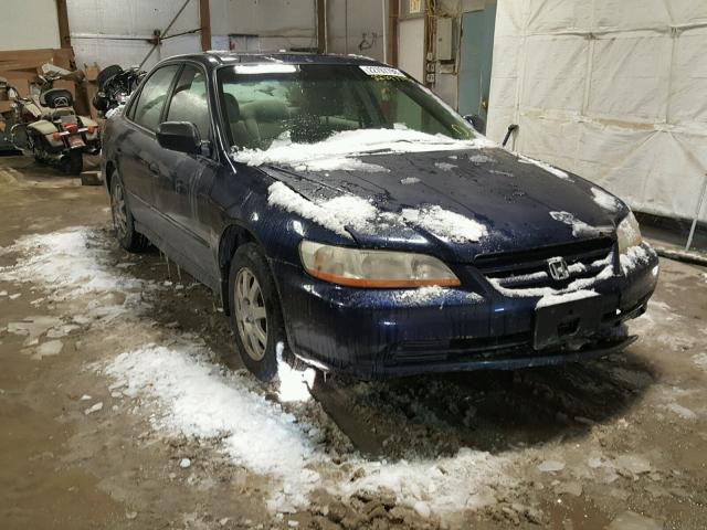 1HGCG55742A806563 - 2002 HONDA ACCORD SE BLUE photo 1