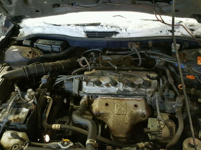 1HGCG55742A806563 - 2002 HONDA ACCORD SE BLUE photo 7