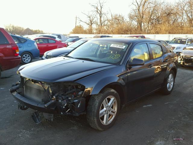 1B3LC56RX8N221340 - 2008 DODGE AVENGER SX BLACK photo 2