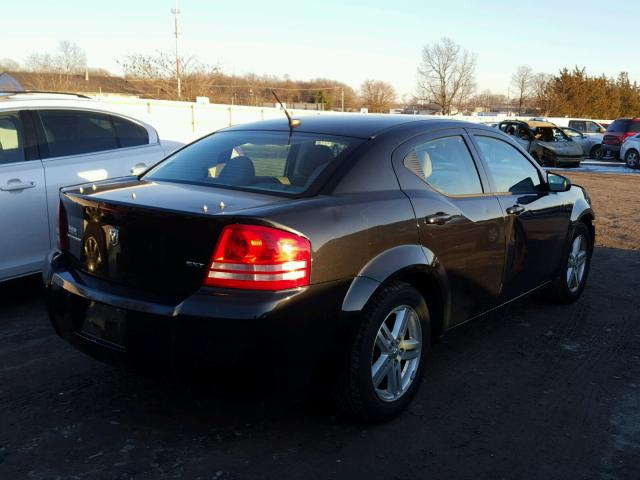 1B3LC56RX8N221340 - 2008 DODGE AVENGER SX BLACK photo 4