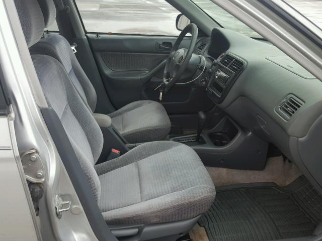 2HGEJ6612XH578999 - 1999 HONDA CIVIC BASE SILVER photo 5