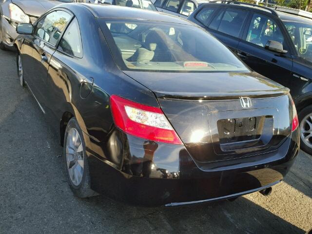 2HGFG1B8XBH509978 - 2011 HONDA CIVIC EX BLACK photo 3