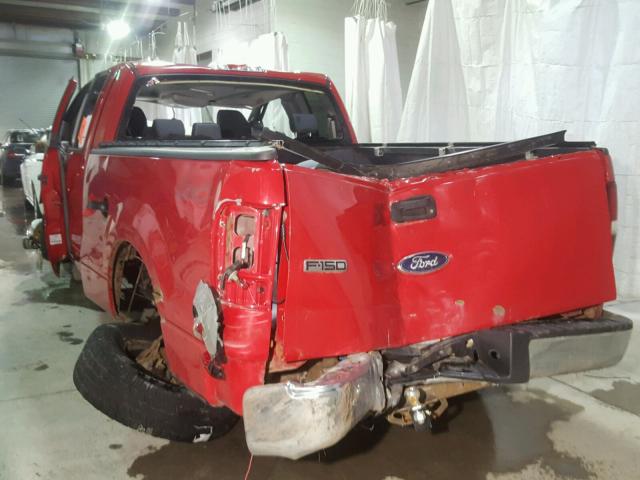 1FTPX14V68FA22101 - 2008 FORD F150 RED photo 3