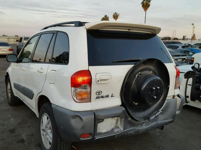 JTEGH20V610024766 - 2001 TOYOTA RAV4 WHITE photo 3